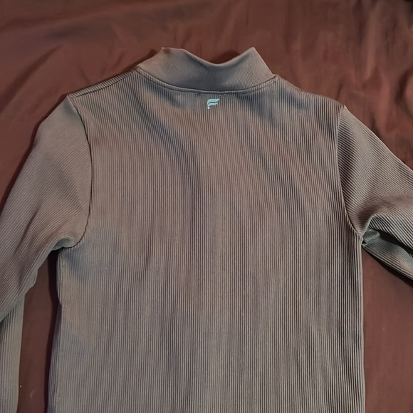 Fabletics Ribbed Seamless Jacket in Storm Slate - Picture 7 of 13